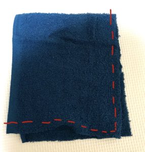 切れっ端を縫う