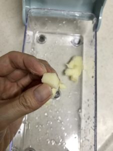 角切りされた