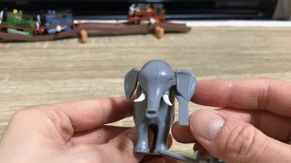 Japanese capsule toy thomas elephant